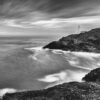 Trevose Serenity – Monochrome Majesty of the Cornish Coast