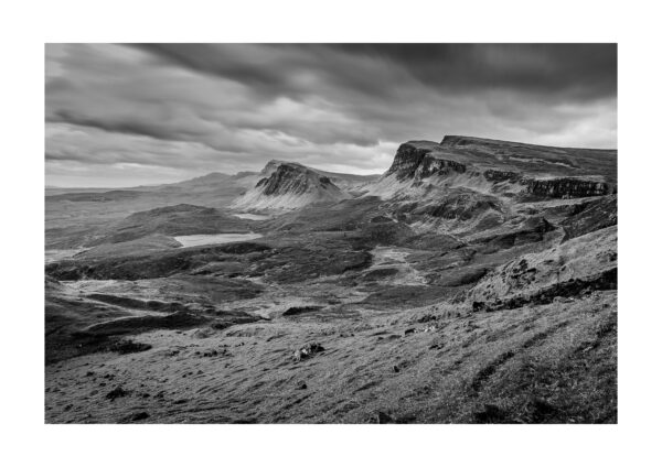 The Quiraing, Isle of Skye – Monochrome Majesty